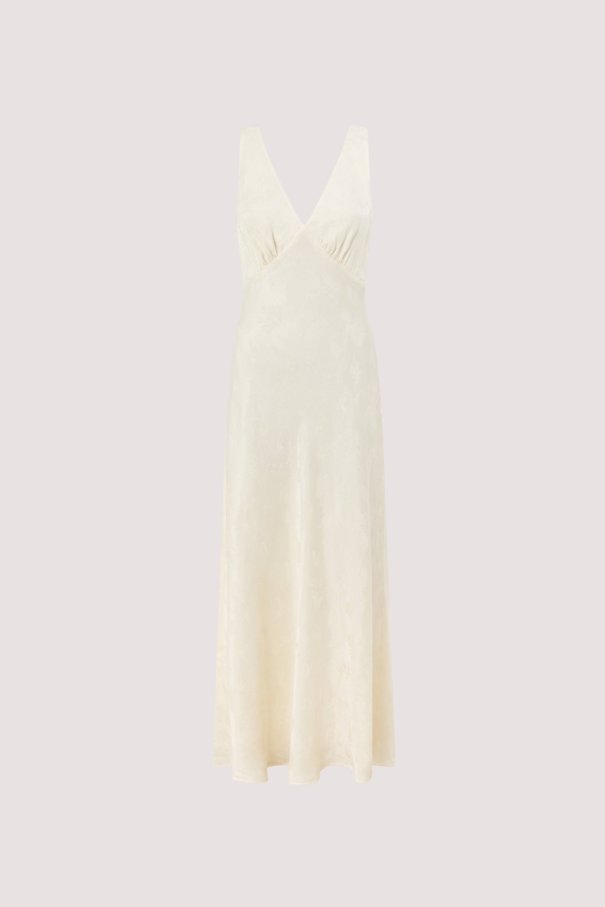 NARA MILK JACQUARD MIDI DRESS