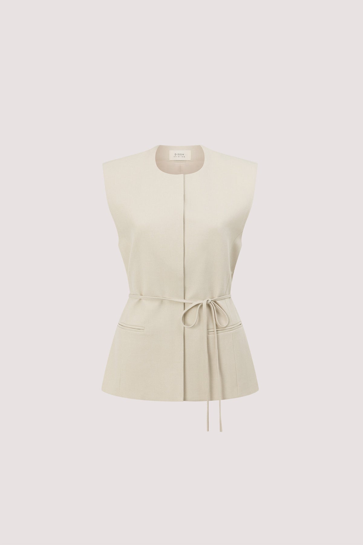 TRINITY BONE TAILORED VEST