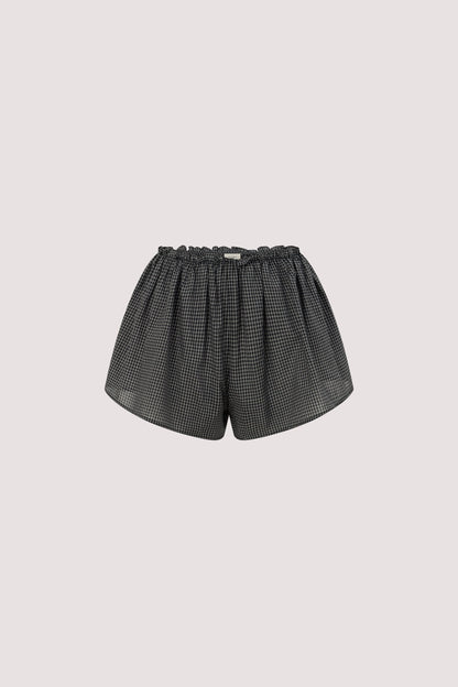 ARABELLA BLACK CHECK SHORT
