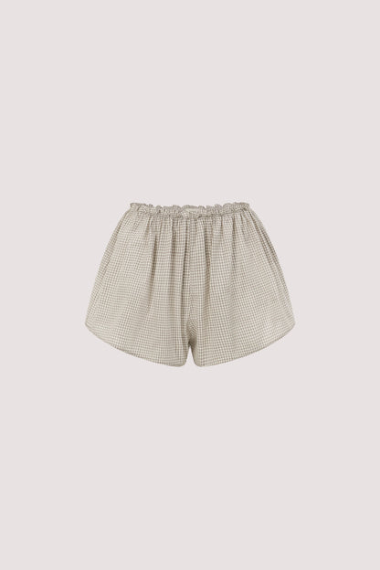ARABELLA CREAM CHECK SHORT