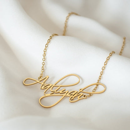 Personalized Script Necklace