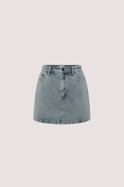 CARTIER LIGHT BLUE DENIM SKORT