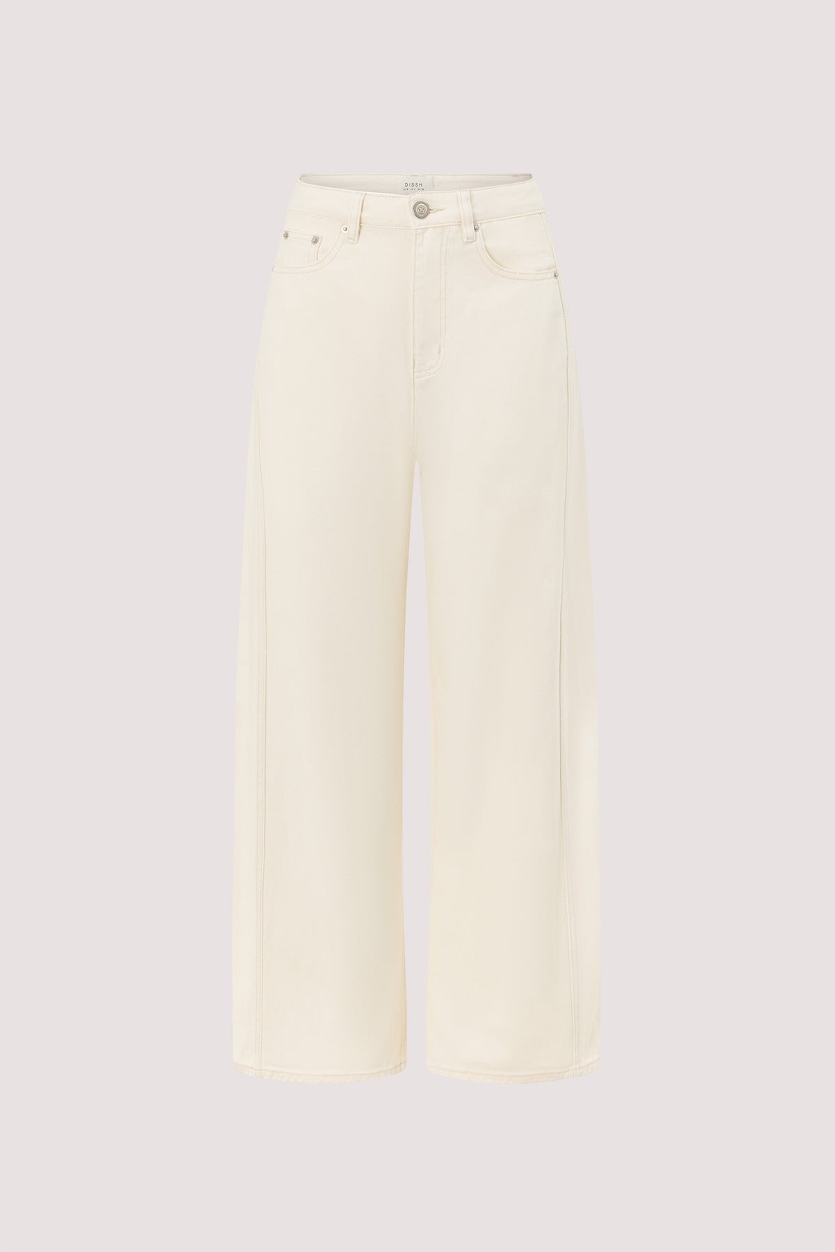 DREW CREAM WIDE LEG DENIM JEAN
